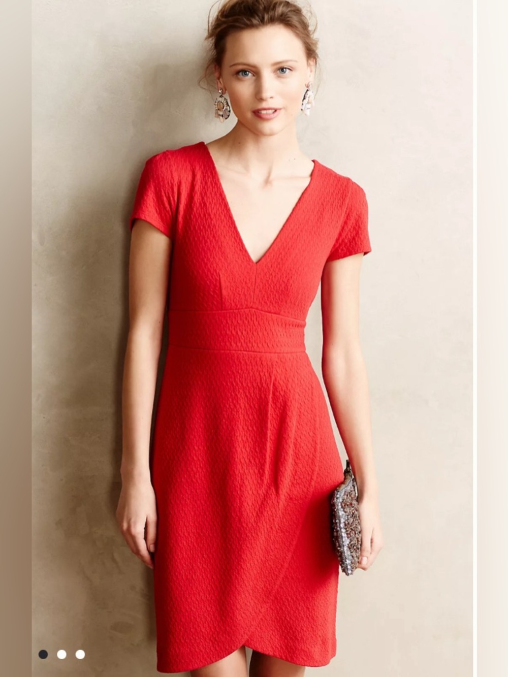 Anthropologie Maeve Splitshade Tulip Hem Dress SIZE M